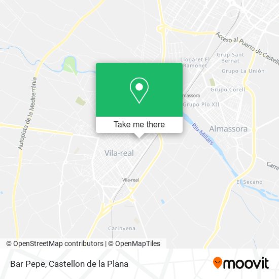 Bar Pepe map