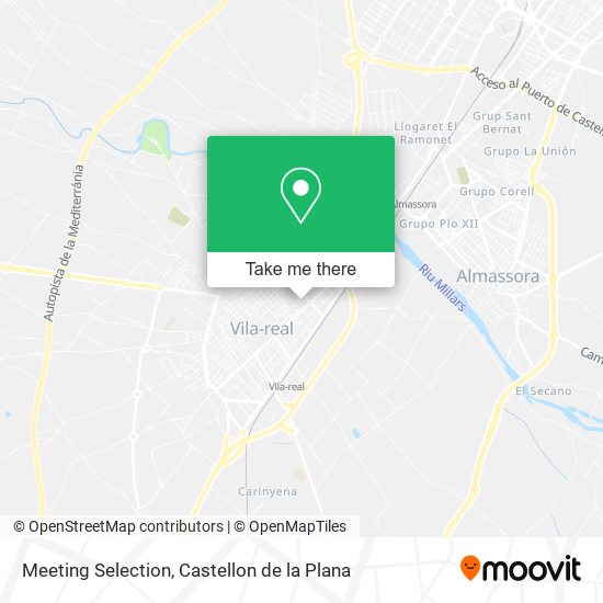 Meeting Selection map