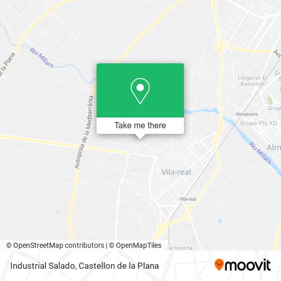 Industrial Salado map