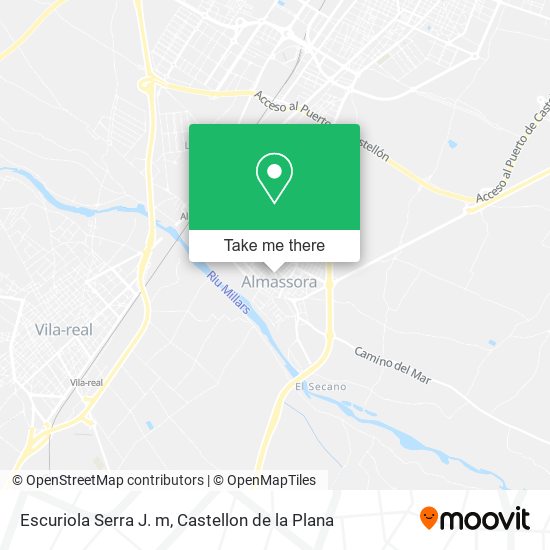 Escuriola Serra J. m map