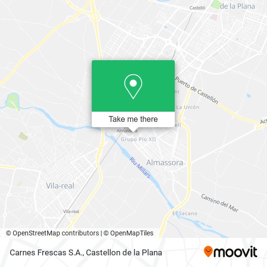 Carnes Frescas S.A. map