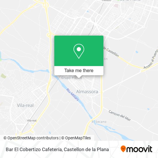 Bar El Cobertizo Cafetería map