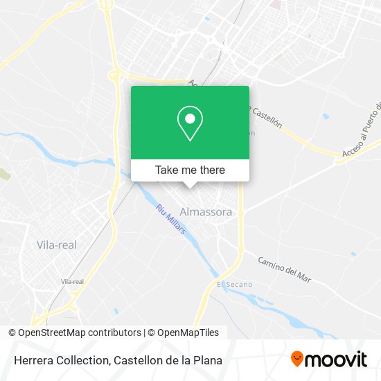 Herrera Collection map
