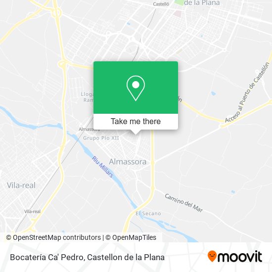 Bocatería Ca' Pedro map