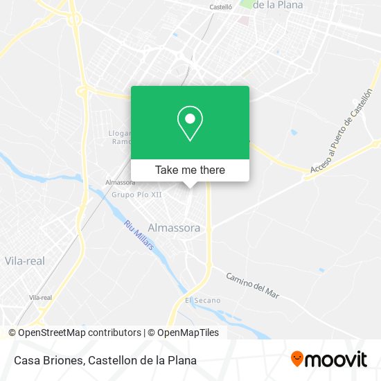 Casa Briones map