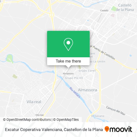 Excatur Coperativa Valenciana map