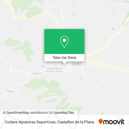 Codere Apuestas Deportivas map