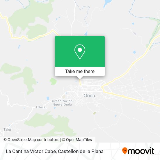 La Cantina Víctor Cabe map