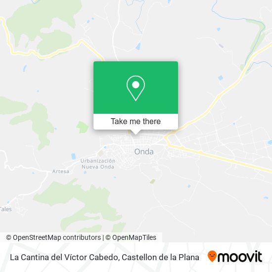 La Cantina del Víctor Cabedo map