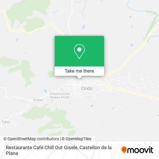 Restaurante Café Chill Out Gisele map