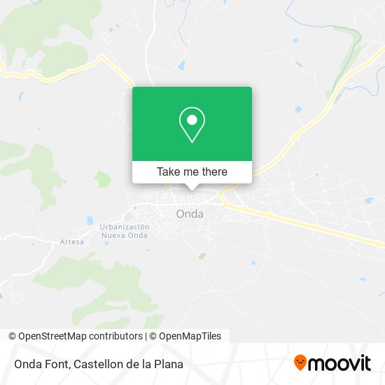 Onda Font map