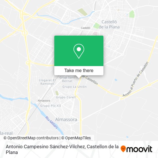Antonio Campesino Sánchez-Vilchez map