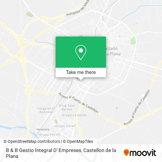 B & B Gestio Integral D' Empreses map