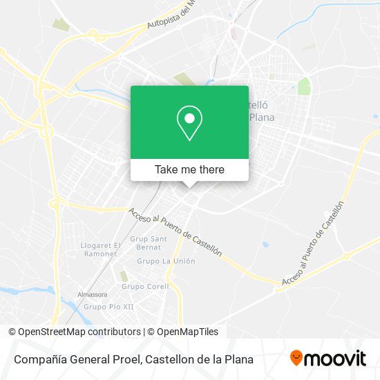 Compañía General Proel map