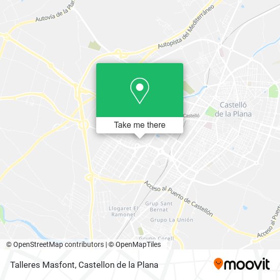 Talleres Masfont map