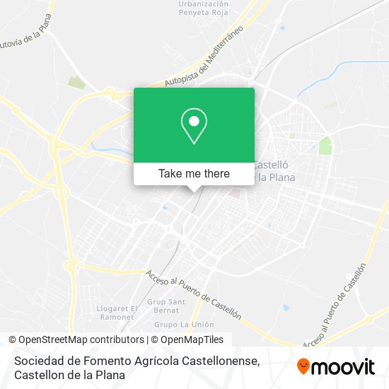 Sociedad de Fomento Agrícola Castellonense map