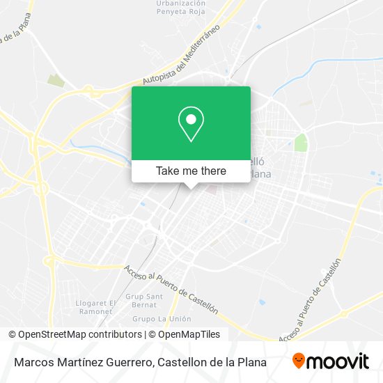 Marcos Martínez Guerrero map