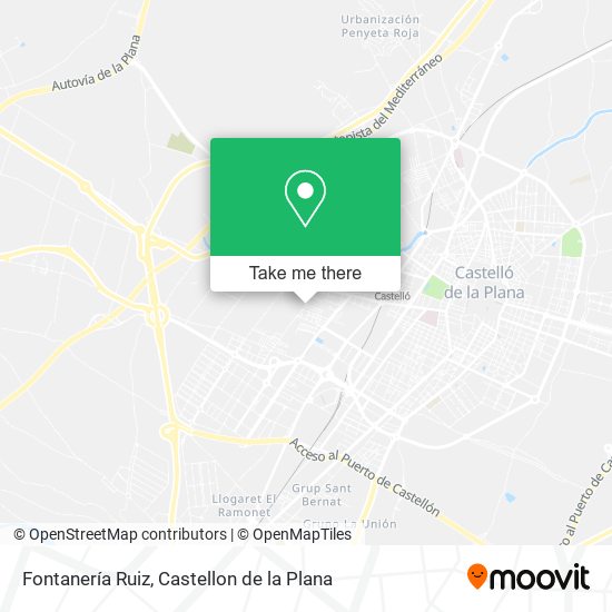 Fontanería Ruiz map