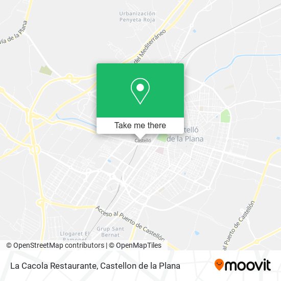 La Cacola Restaurante map