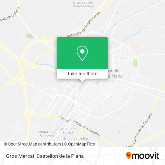 Gros Mercat map