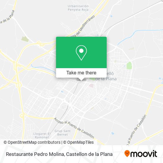 Restaurante Pedro Molina map