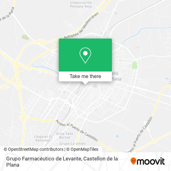 Grupo Farmacéutico de Levante map