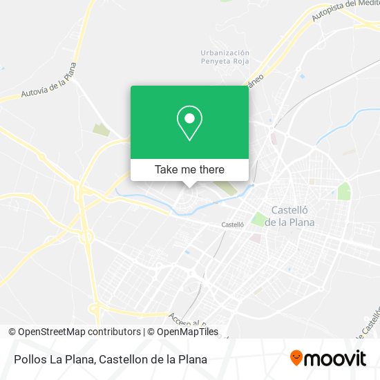 Pollos La Plana map