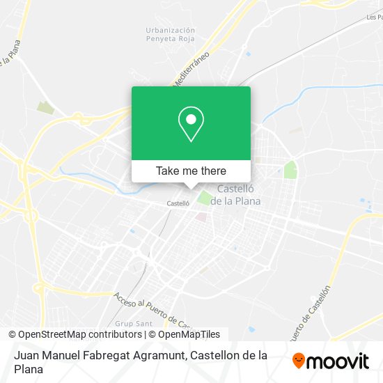 Juan Manuel Fabregat Agramunt map