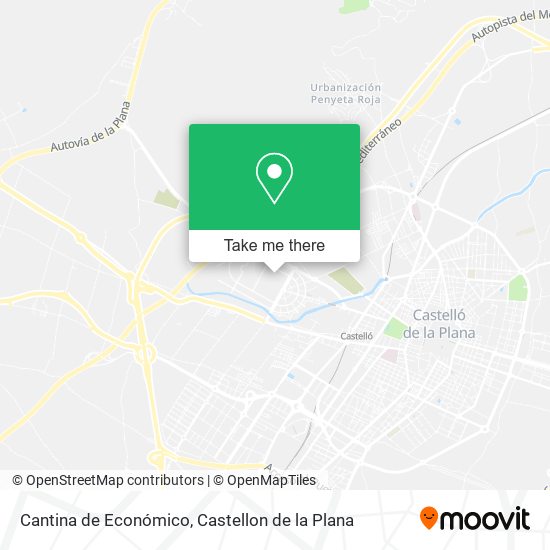 Cantina de Económico map