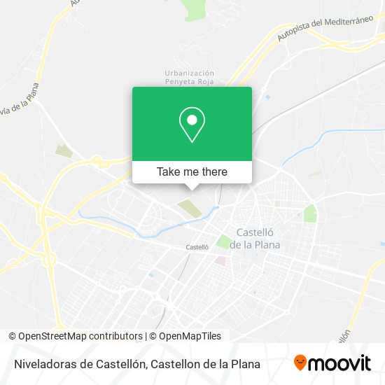 mapa Niveladoras de Castellón