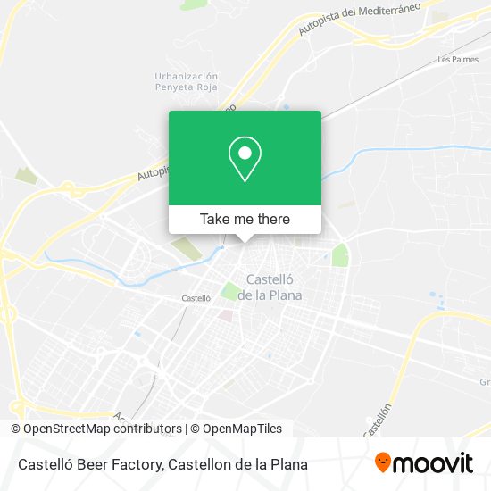 Castelló Beer Factory map