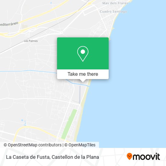 La Caseta de Fusta map