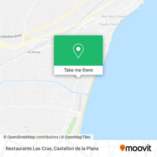 mapa Restaurante Las Cras