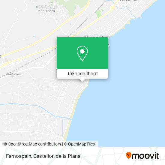 Famospain map