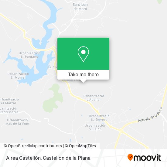 Airea Castellón map