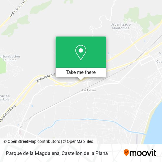 mapa Parque de la Magdalena