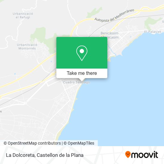 La Dolcoreta map