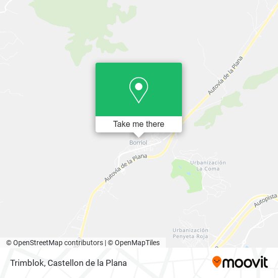 Trimblok map