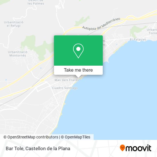 mapa Bar Tole