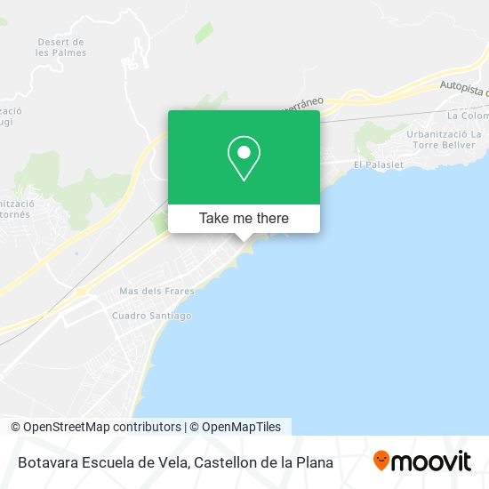 Botavara Escuela de Vela map