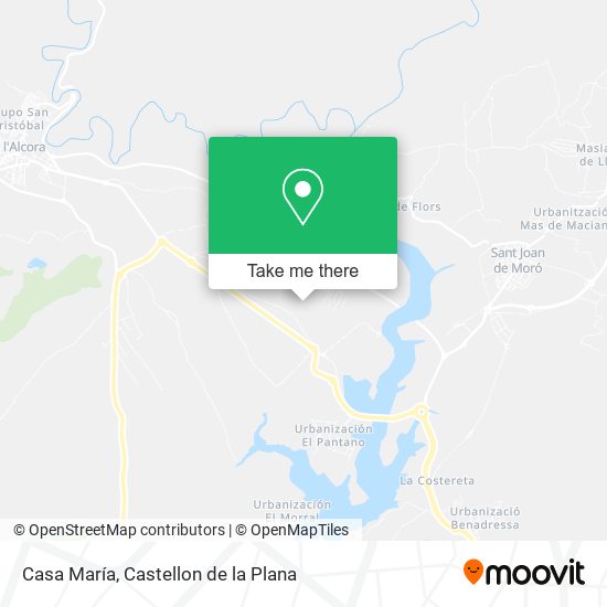 Casa María map