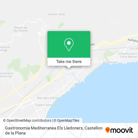 Gastronomía Mediterranea Els Lledoners map