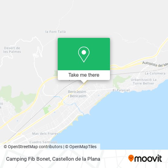 Camping Fib Bonet map