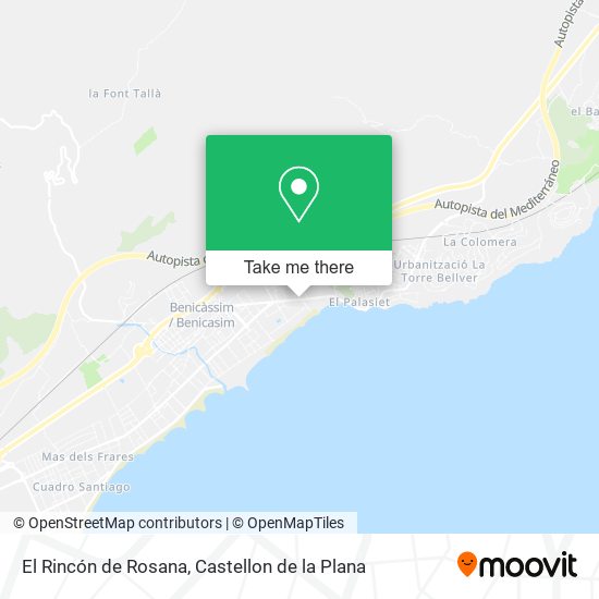 mapa El Rincón de Rosana