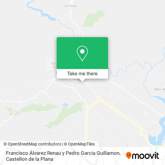 Francisco Álvarez Renau y Pedro Garcia Guillamon map