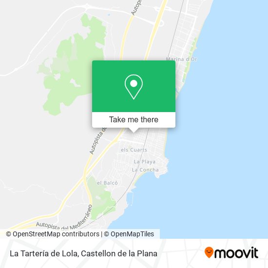 La Tartería de Lola map