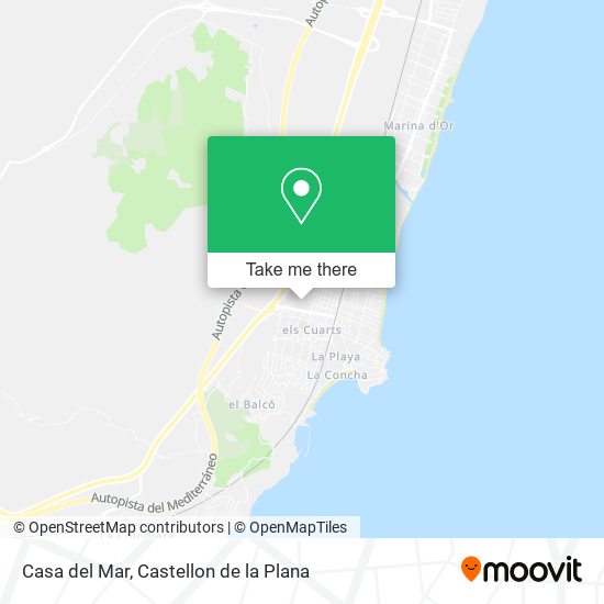 Casa del Mar map