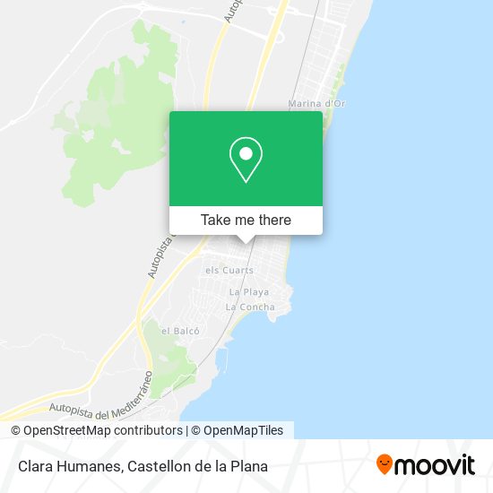 Clara Humanes map