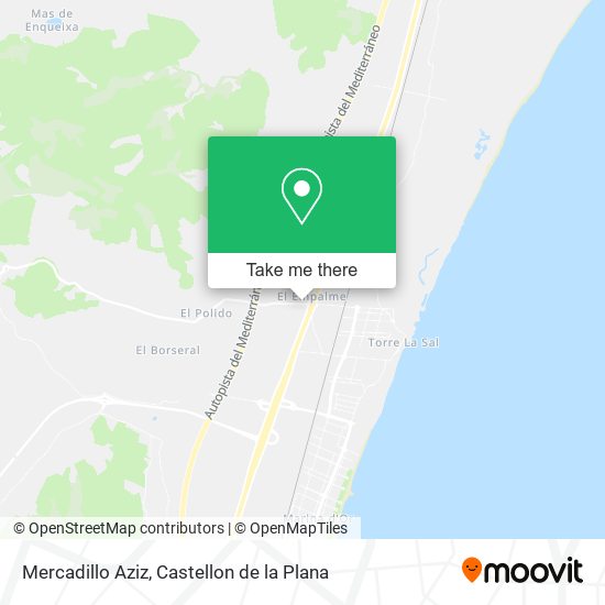 Mercadillo Aziz map