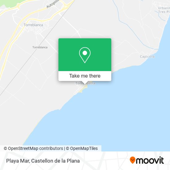 Playa Mar map